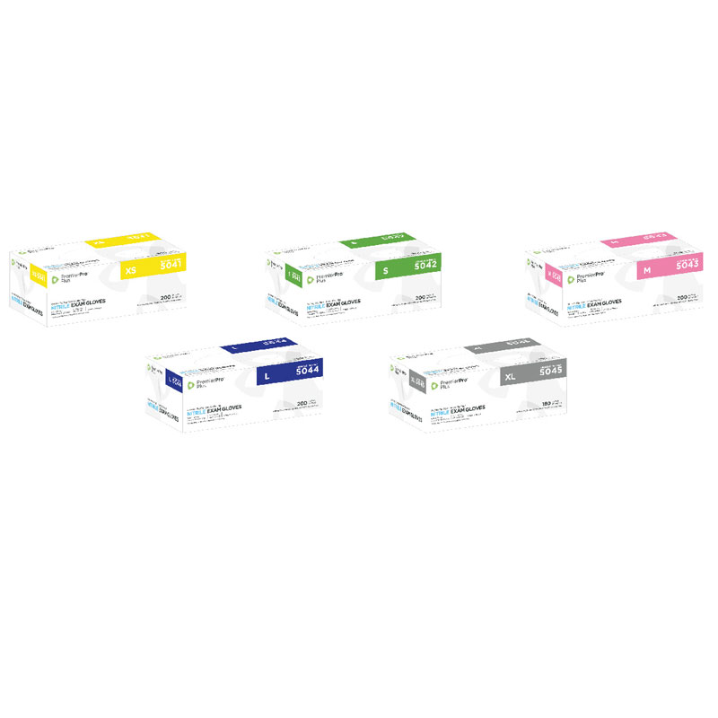 Plus Nitrile Exam Gloves (504)